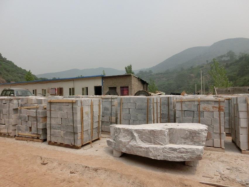 馬路磚，路邊石加工客戶現(xiàn)場(chǎng)
